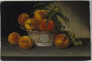 Raphaelle Peale Still Life with Peaches oil on canvas